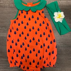 Cat and Jack Strawberry Romper